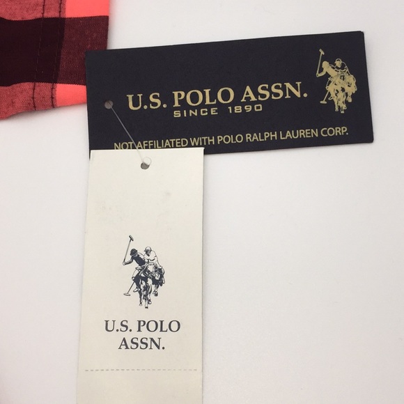 U.S. Polo Assn. Infant Baby Boys Short Sleeve Button Down Shirt Size 24 M New - Picture 4 of 9